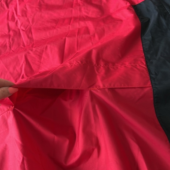 Vintage 90s Nike Center Swoosh Maryland Terrapins Terps Windbreaker Red Black - Picture 7 of 10